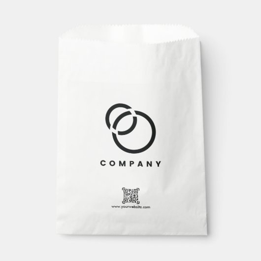 Business Scan QR Code Website Moderne Eenvoudige L Bedankzakje (Voorkant)