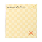 Business, school, kantoor, home note-pad notitieblok (Voorkant)