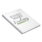 Business School Student Gift Business Degree Loadi Notitieboek (Rechterzijde)