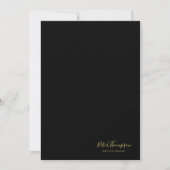 Business Script Elegant Signature Note Kaart (Voorkant)
