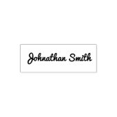 Business Script Signature Name Sjabloon Zelfinktende Stempel (Design)