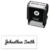 Business Script Signature Name Sjabloon Zelfinktende Stempel (In situ)