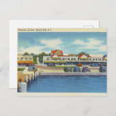 Business Section, Watch Hill, Rhode Island Briefkaart (Voorkant / Achterkant)