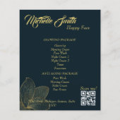 Business Service Menu Esthetische QR-code (Voorkant)