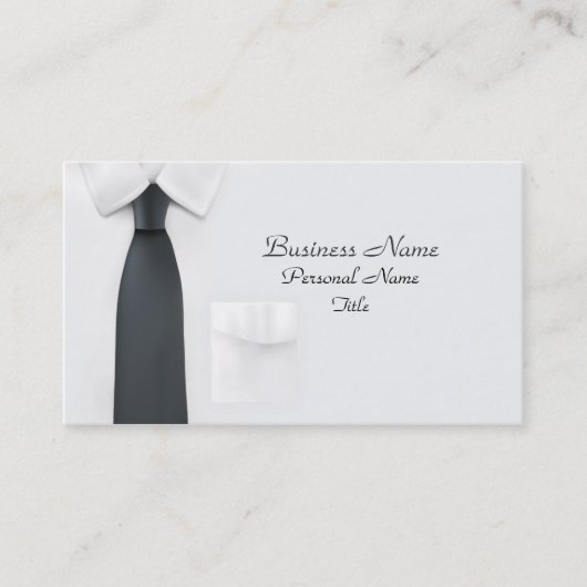 Business Shirt Profile Card Visitekaartje (Voorkant)