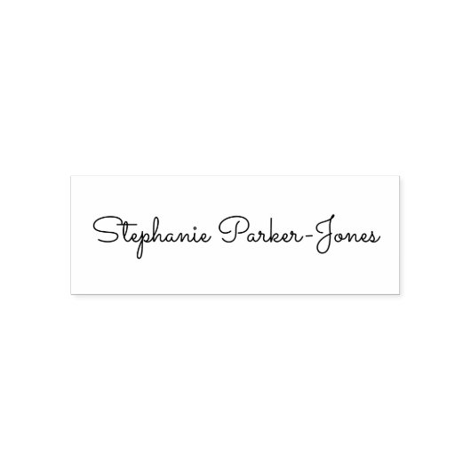 Business Signature Script Branding Zelfinktende Stempel (Design)