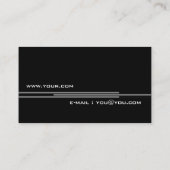 business _simpel visitekaartje (Achterkant)