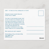 Business Simple Dove CUSTOM PHOTO ChristmasHoliday Briefkaart (Achterkant)
