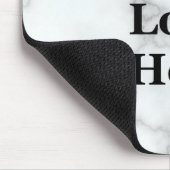 Business Sjabloon Faux Marble Your Logo here Muismat (Hoek)