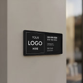 Business Social Media Logo Black Spandoek