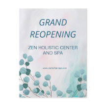 Business Spa Salon Blauwgroen Eucalyptus openen