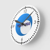 Business Sport Logo Sjabloon Ronde Klok (Hoek)