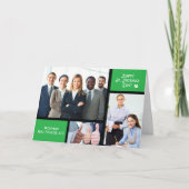 Business St. Patrick's Day foto, aangepaste naam Kaart (Voorkant)