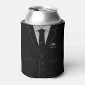 Business Suit gepersonaliseerd uw grappige Koelbox Blikjeskoeler (Blikje Voorkant)
