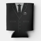 Business Suit gepersonaliseerd uw grappige Koelbox Blikjeskoeler (Voorkant)