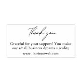 Business support dank u zelfinktende stempel (Design)