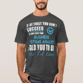 Business Systems Analyst Business Systems    TTo T-shirt (Voorkant)