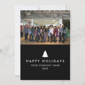 Business Team Foto Logo Foto Kerst Kaart (Voorkant)