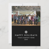 Business Team Foto Logo Foto Kerst Kaart (Voorkant)