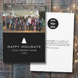 Business Team Foto Logo Foto Kerst Kaart