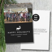 Business Team Foto Logo Foto Kerst Kaart