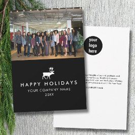 Business Team Foto Logo Foto Kerst Kaart