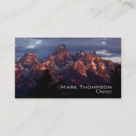 Business Tetons-kaart paars Visitekaartje