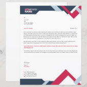 Business Tetterhead Template (Voorkant / Achterkant)