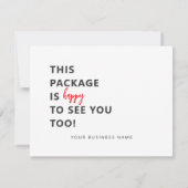 Business Thank You Card Bedankkaart (Achterkant)