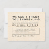 Business Thank You Card Bedankkaart (Voorkant)