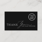 Business Thank You Modern Packaging Insert Visitekaartje (Voorkant)
