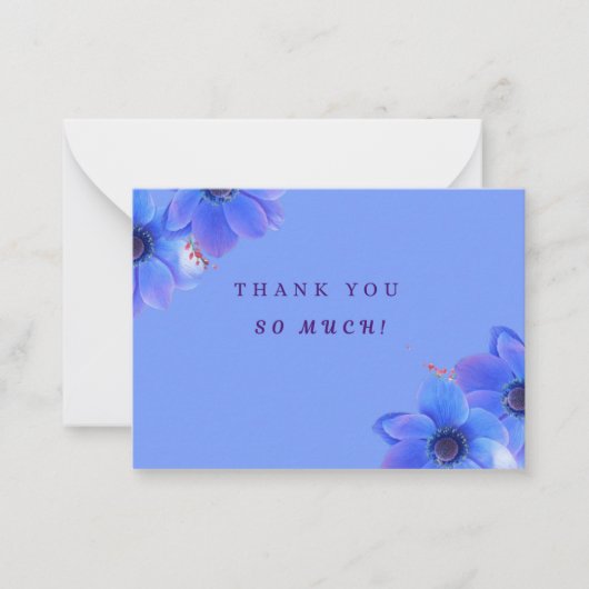 Business Thank You Notes Notitiekaartje (Voorkant)