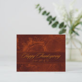 Business Thanksgiving Briefkaart / Van ons allemaa (Staand voorkant)