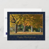 Business Thanksgiving Briefkaart / voor klanten (Voorkant / Achterkant)