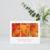 Business Thanksgiving Briefkaart / voor klanten (Staand voorkant)