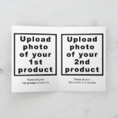 Business Thanksgiving White Folded Holiday Card Feestdagen Kaart (Binnen)