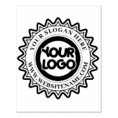 Business Uw Logo Custom Large Rubberstempel (Afrduk)