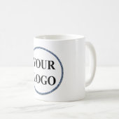 Business Uw Logo hier Creëer uw eigen geschenk Koffiemok (Voorkant rechts)