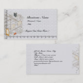 Business Visitekaartje Bouwarchitectuur (Voorkant / Achterkant)