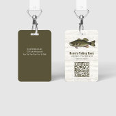 Business Vist Resort QR Code Custom Badge