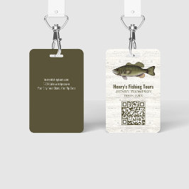 Business Vist Resort QR Code Custom Badge