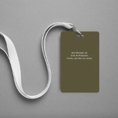 Business Vist Resort QR Code Custom Badge