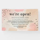 Business We zijn Abstract open Spandoek (Horizontaal)