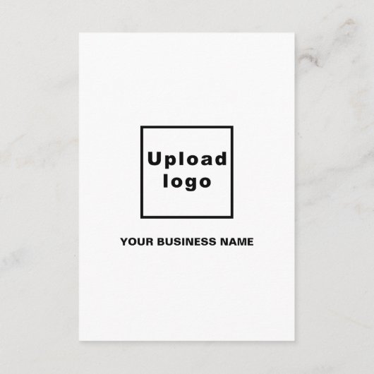 Business White Cadeaubon Informatiekaartje (Achterkant)