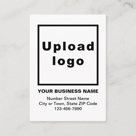 Business White Enclosure Kaart (Voorkant)