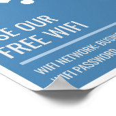 Business WiFi Access Poster (Hoek)