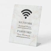  Business Wifi Morden Network Reclamebord Met Voetstuk (Voorkant)
