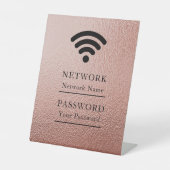  Business Wifi Morden Network Reclamebord Met Voetstuk (Voorkant)