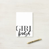 Business Woman Girl Boss Post-it® Notes (Op bureau)