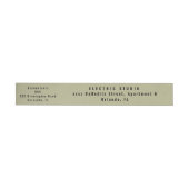 Business Wraparing Address Label Adreslabel Wikkel (Individueel)